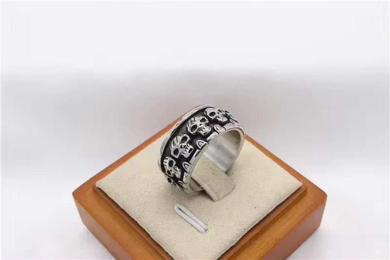Anel Masculino Caveira 10mm - Universo Maschio