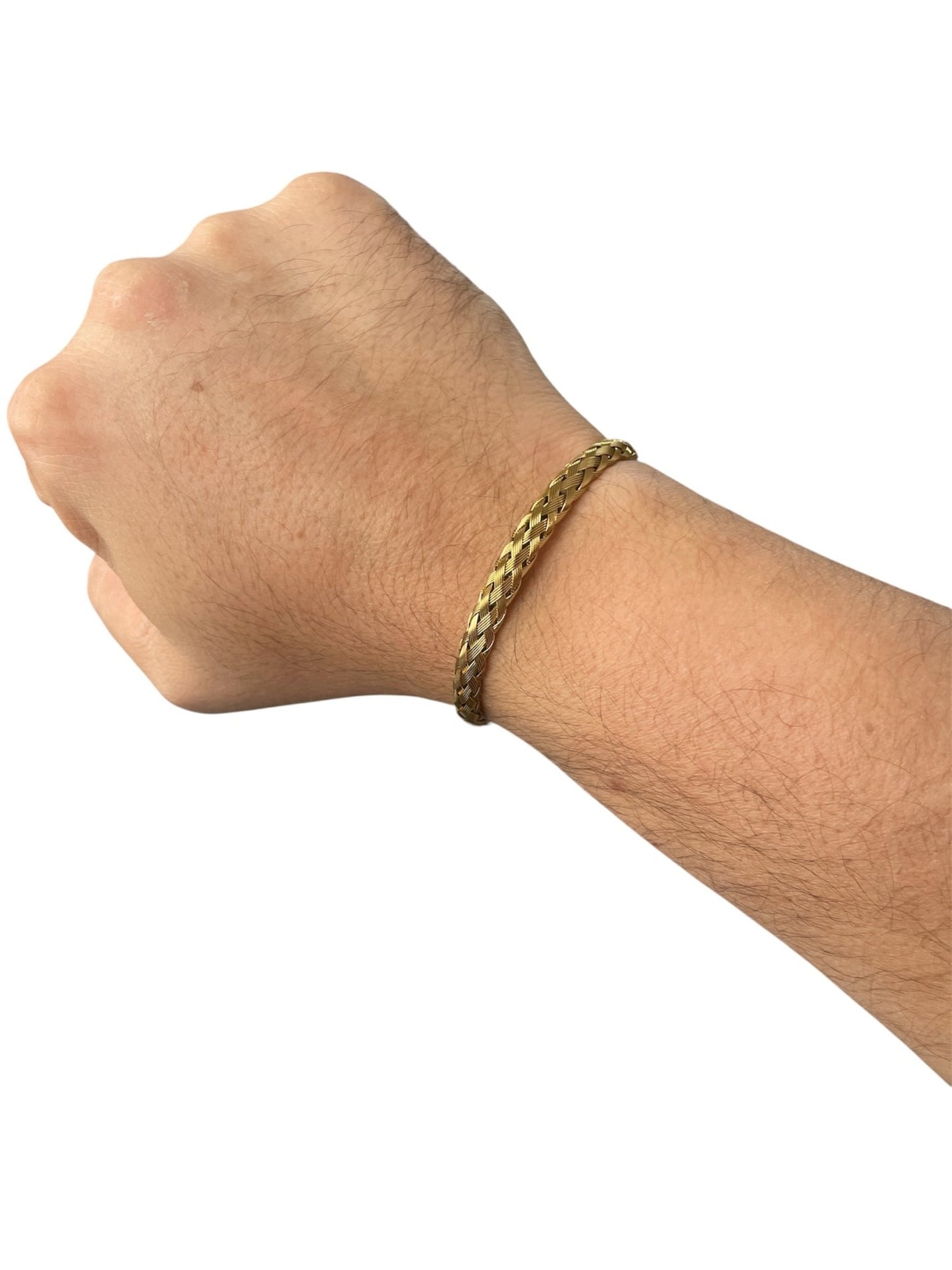 Pulseira Masculina Dourada - Universo Maschio