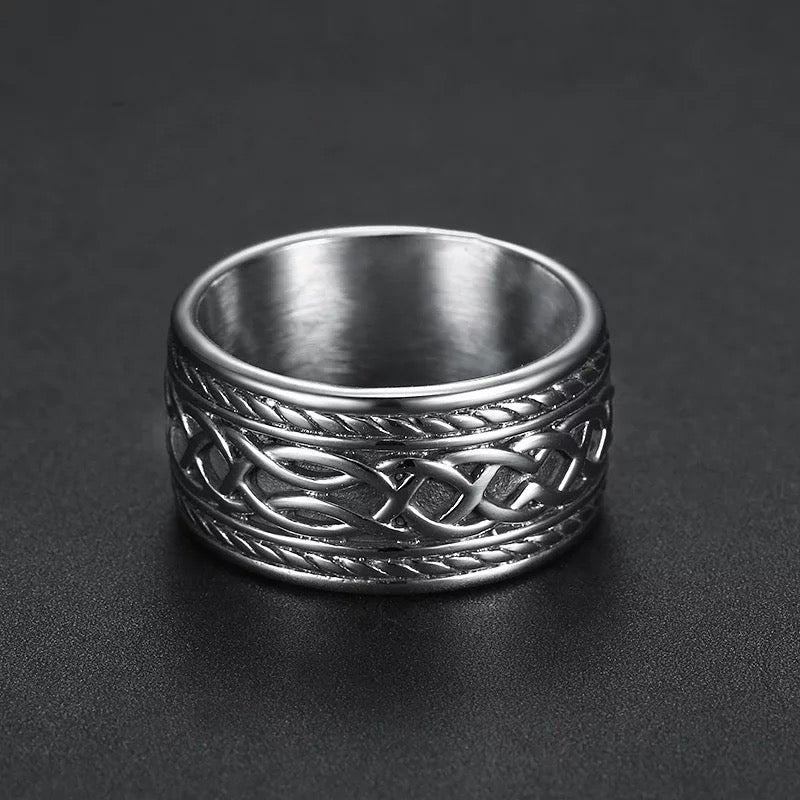 Anel de Masculino Vintage 14mm - Universo Maschio
