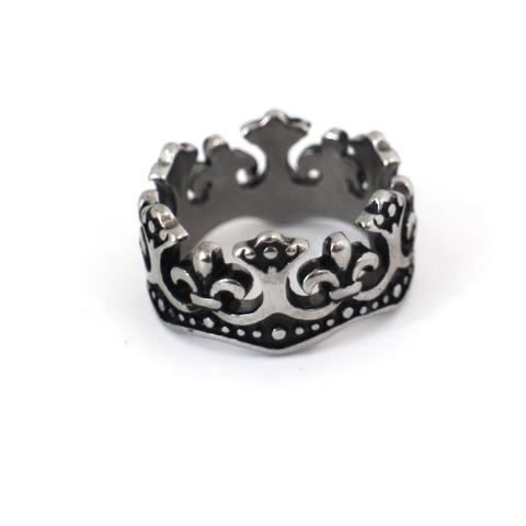 Anel Masculino Universo Maschio de Aço Coroa Cod. 08074 - Universo Maschio
