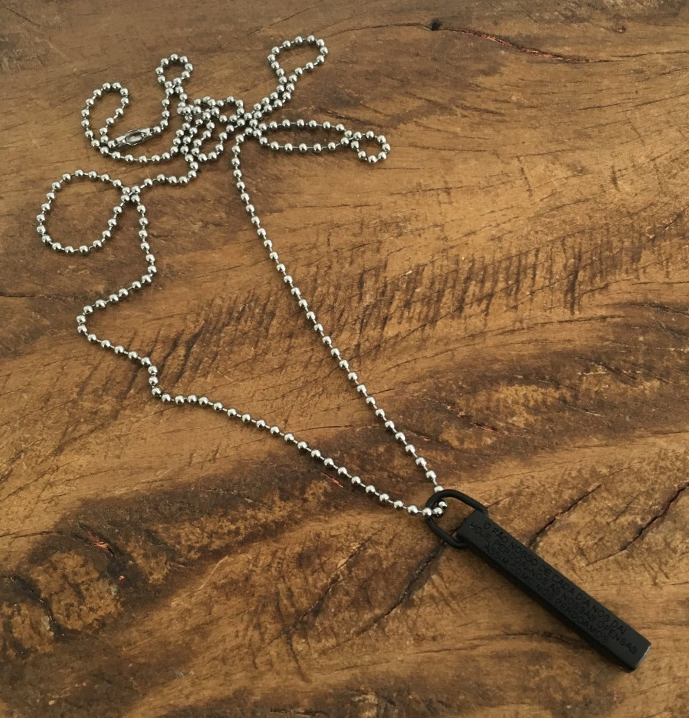 Cordão de Aço Pai Nosso Universo Maschio Cod. 06298 - Universo Maschio