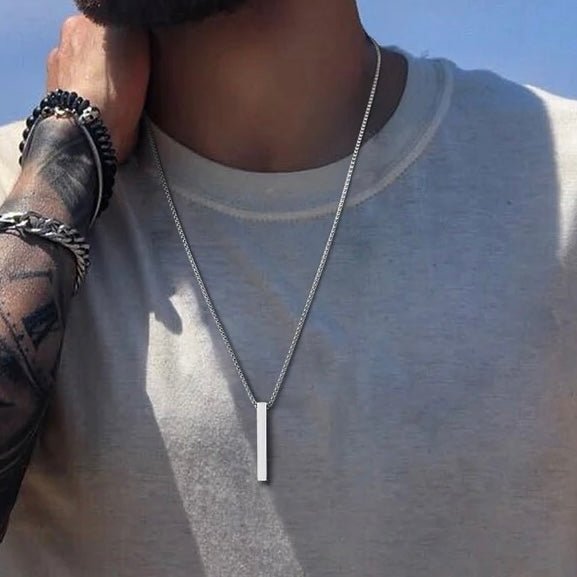 Cordão Masculino Prata c/ Pingente - Universo Maschio