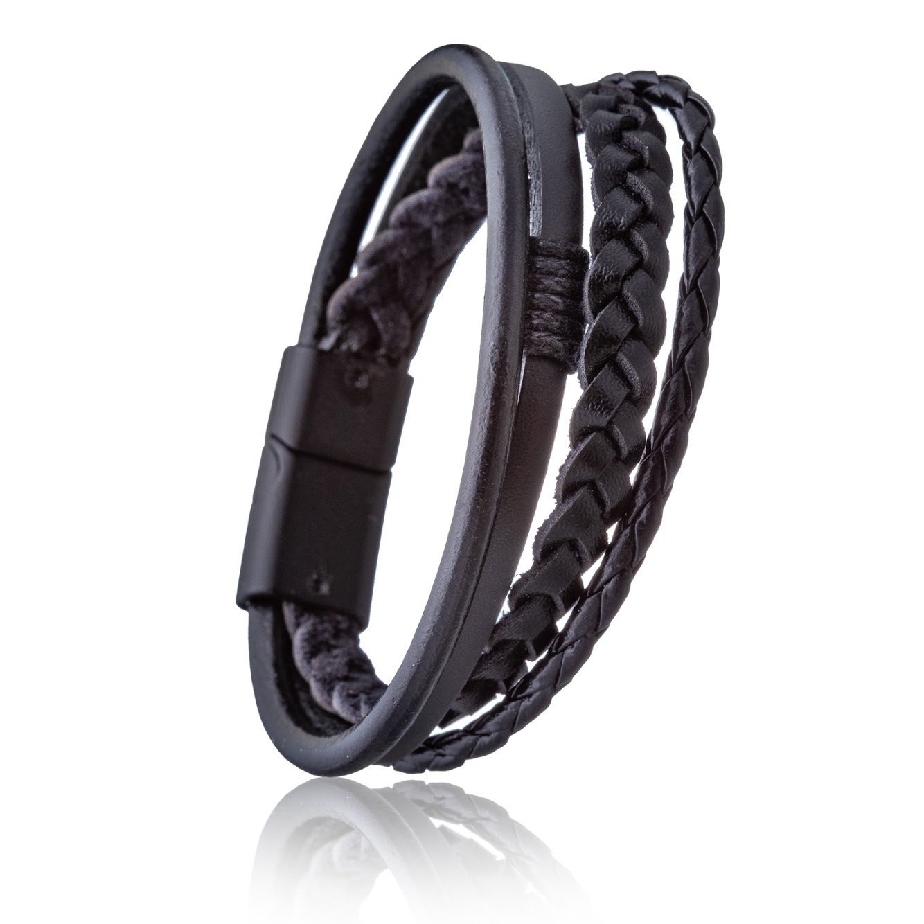 Pulseira Masculina All Black - Universo Maschio