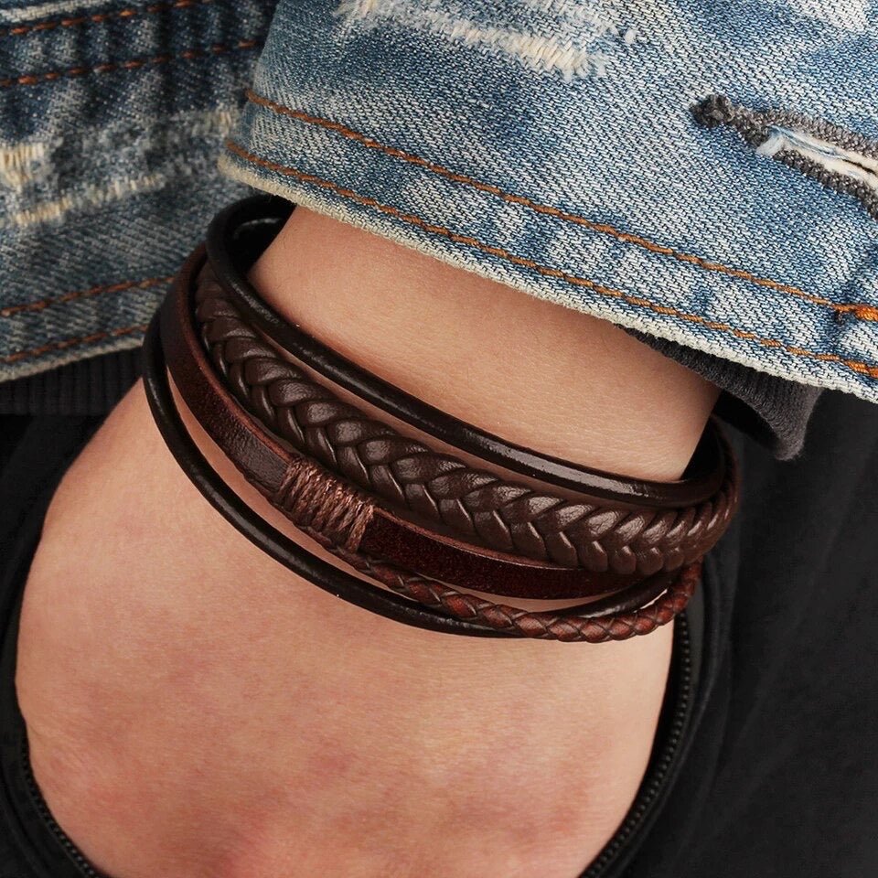 Pulseira Masculina Brown - Universo Maschio