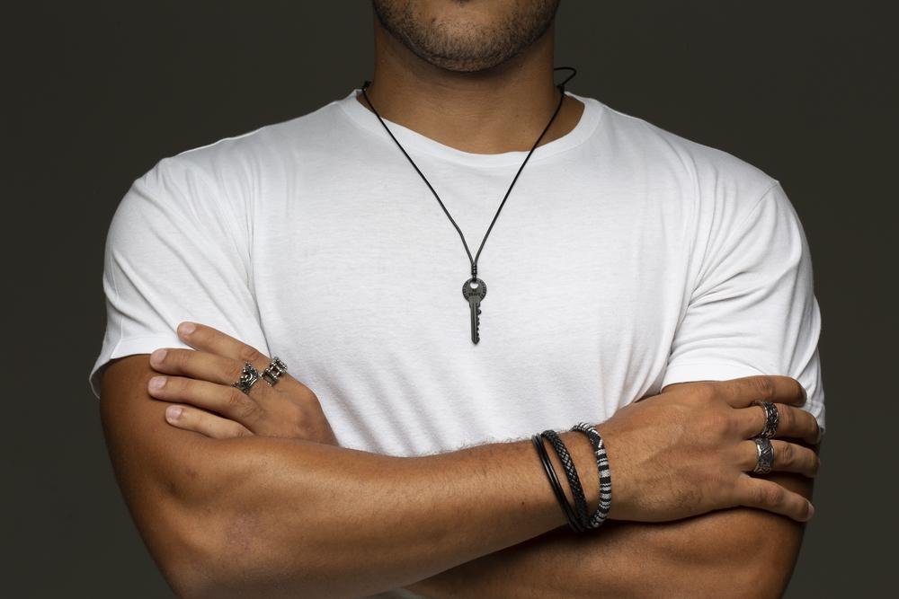 Pulseira Masculina Bw - Universo Maschio
