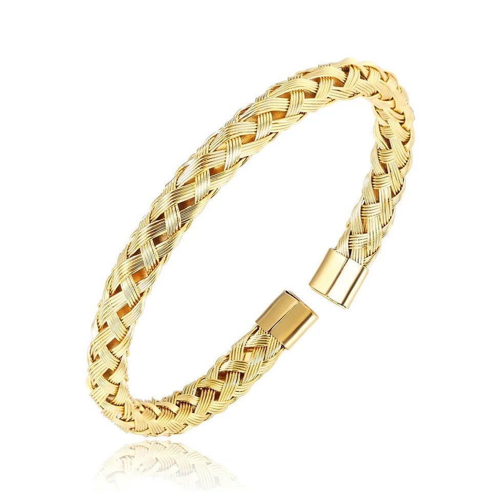Pulseira Masculina Dourada - Universo Maschio