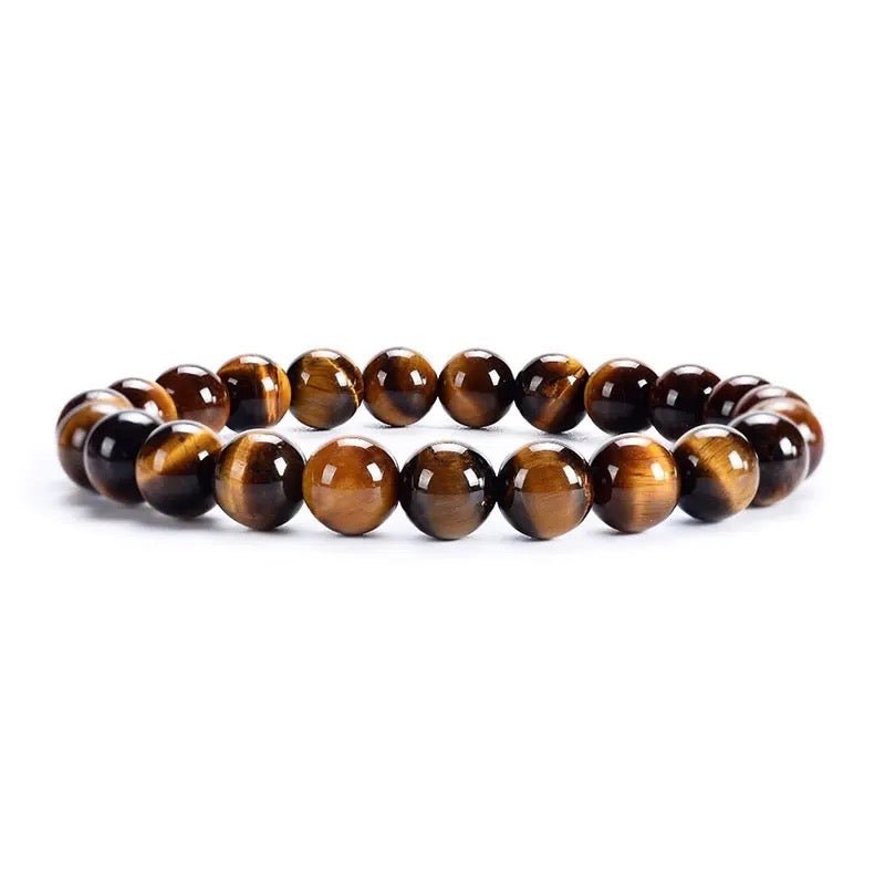 Pulseira Masculina Olho de tigre 6mm - Universo Maschio