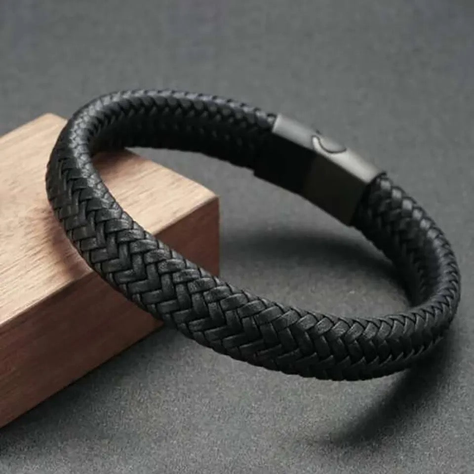 Pulseira Masculina Preta Krabi - Universo Maschio