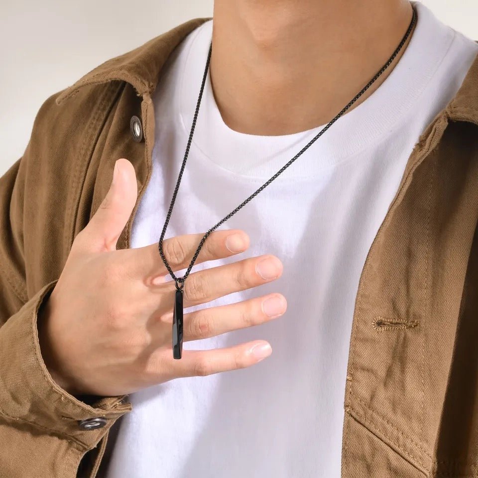 Cordão Masculino Preto DK - Universo Maschio