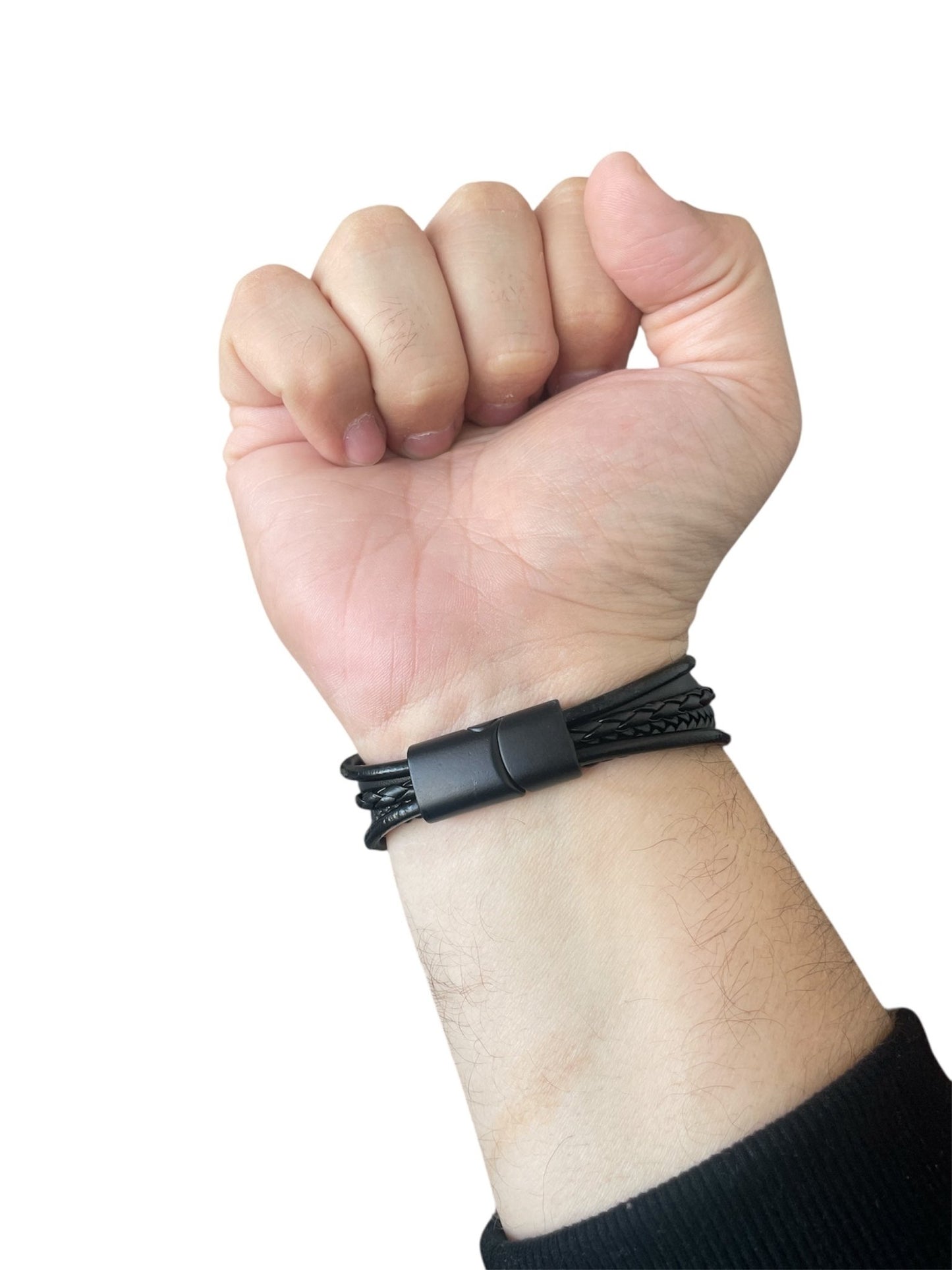 Pulseira Masculina Black Cod. 07745 - Universo Maschio