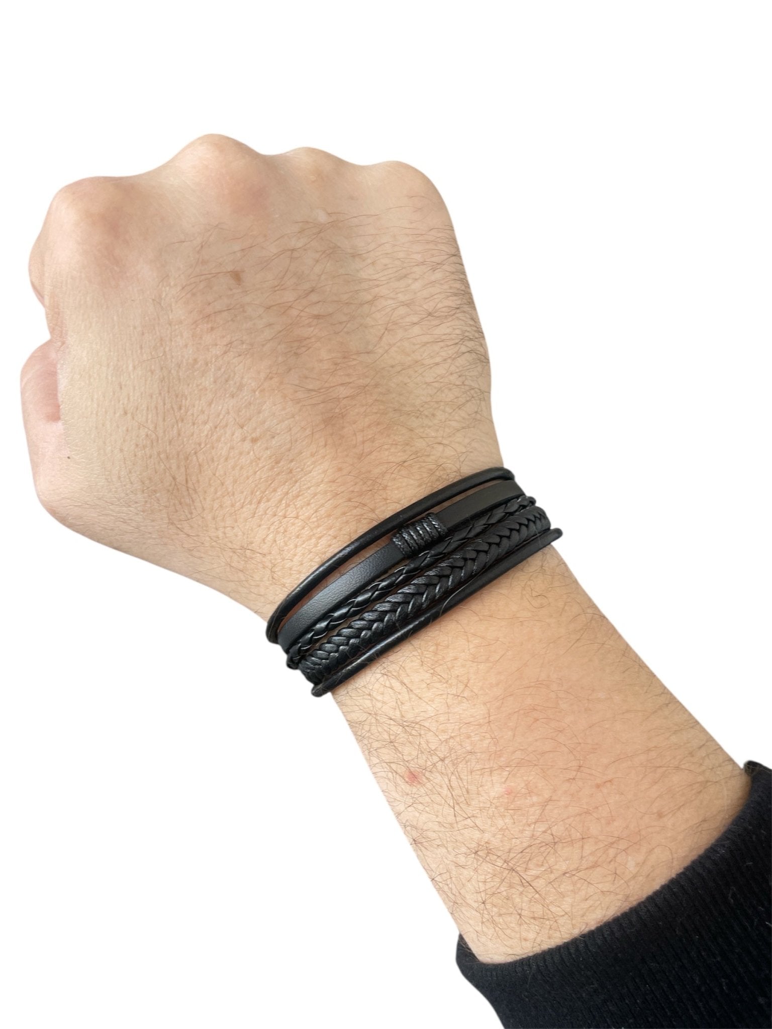 Pulseira Masculina Black Cod. 07745 - Universo Maschio