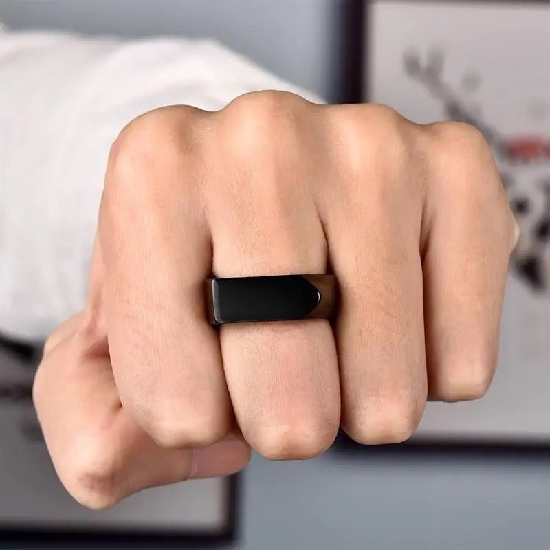 Anel Masculino Minimalista - Universo Maschio
