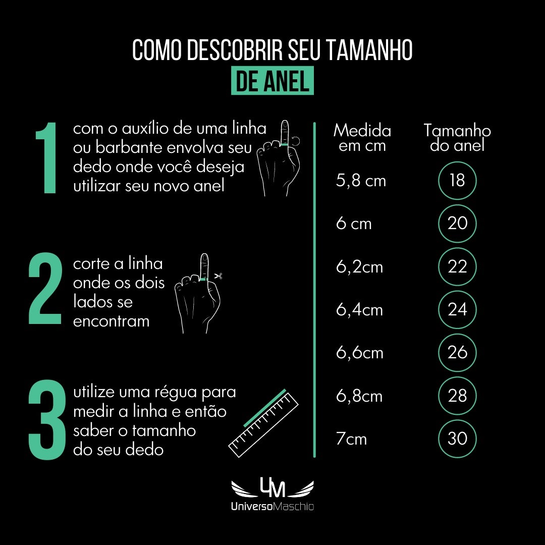 Anel Masculino Universo Maschio de Aço Coroa Cod. 08074 - Universo Maschio
