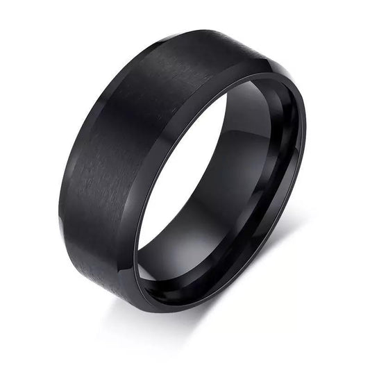 Anel Preto Masculino - Universo Maschio