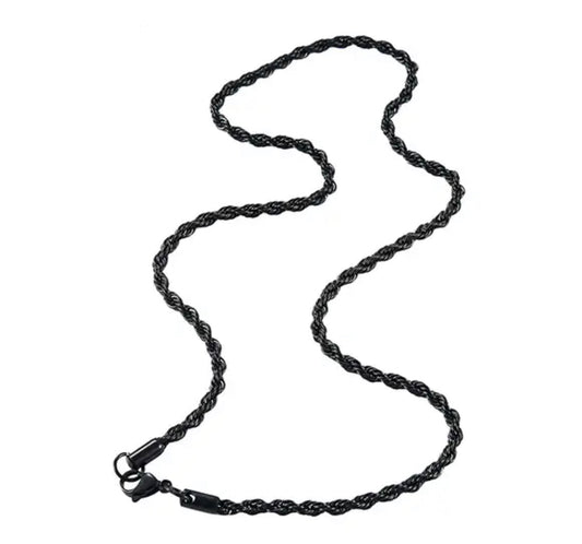 Cordão Masculino Preto - Universo Maschio