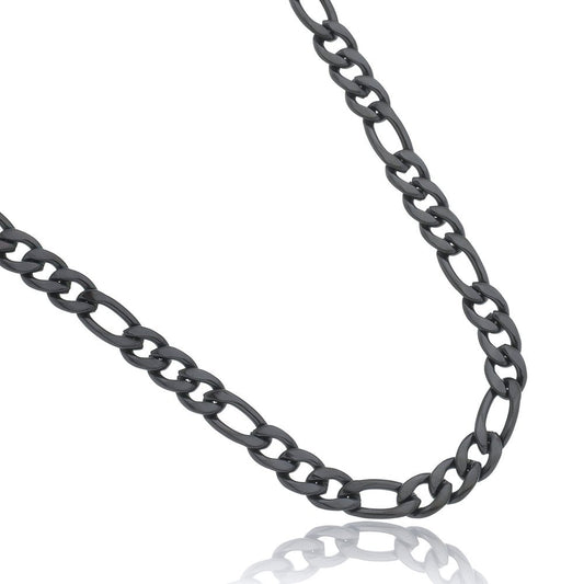 Corrente Masculina Fígaro de Aço 7mm - Universo Maschio