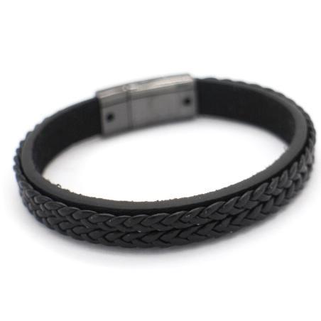 Pulseira de Couro Cod. 04597 - Universo Maschio