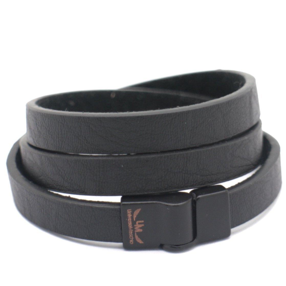 Pulseira de Couro Cod. 05515 - Universo Maschio