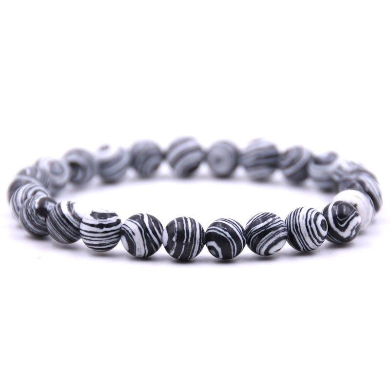 Pulseira de Pedra Malaquita Cod. 06035 - Universo Maschio