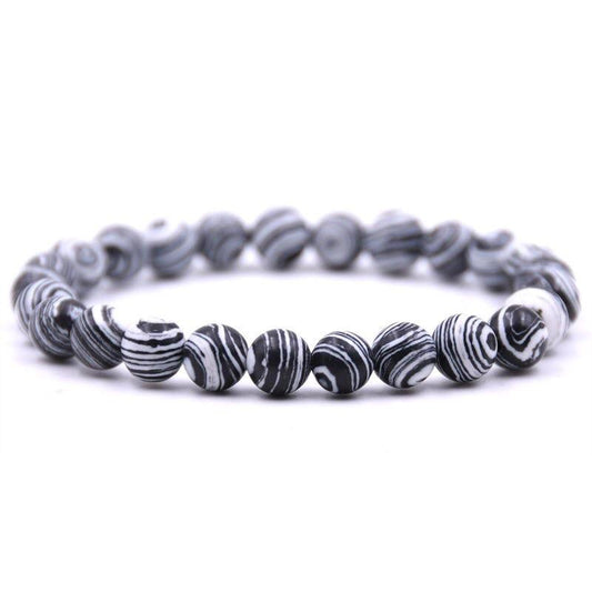Pulseira de Pedra Malaquita Cod. 06035 - Universo Maschio