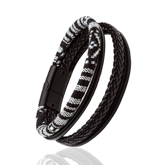 Pulseira Masculina Bw - Universo Maschio