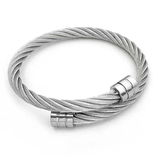 Pulseira Masculina Prata - Universo Maschio