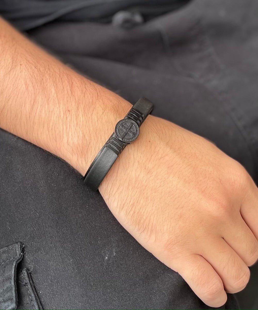 Pulseira Masculina São Bento Cod. 07791 - Universo Maschio