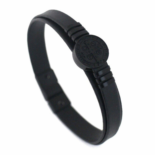Pulseira Masculina São Bento Cod. 07791 - Universo Maschio