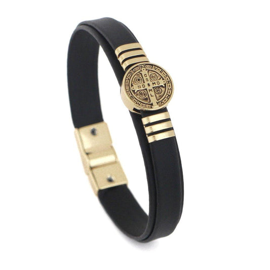 Pulseira Masculina São Bento Cod. 07792 - Universo Maschio