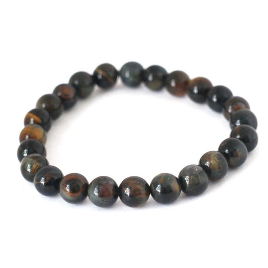 Pulseira Pedra Natural Olho de Falcão Cod. 06560 - Universo Maschio